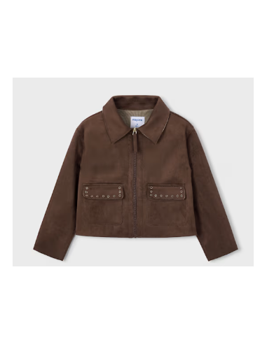 Veste effet daim fille - Mayoral