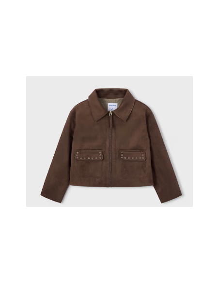 Veste effet daim fille - Mayoral