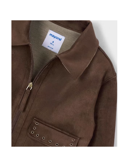 Veste effet daim fille - Mayoral