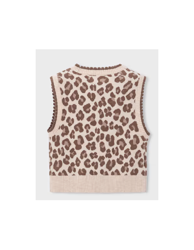 Pull sans manches leopard - Mayoral