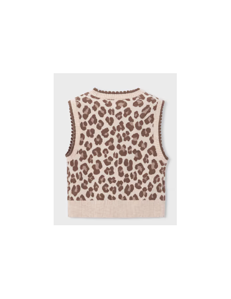 Pull sans manches leopard - Mayoral