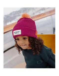 Bonnet Color Block Purple Hello Hossy – Bonnet Enfant