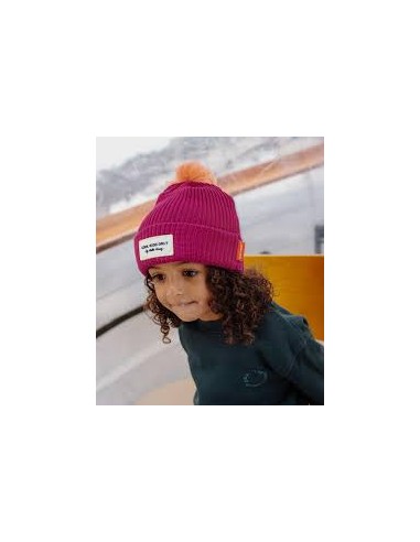 Bonnet Color Block Purple Hello Hossy – Bonnet Enfant
