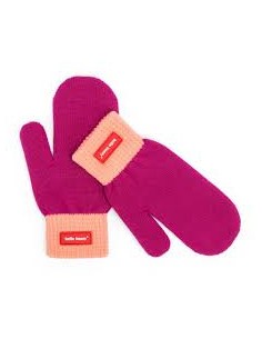 Moufles Hotty Purple Hello Hossy – Bébé & Enfant en Coton Bio