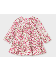 Robe en velours imprimée bébé - Mayoral 2