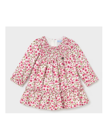 Robe en velours imprimée bébé - Mayoral