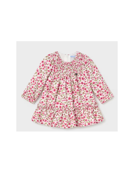 Robe en velours imprimée bébé - Mayoral