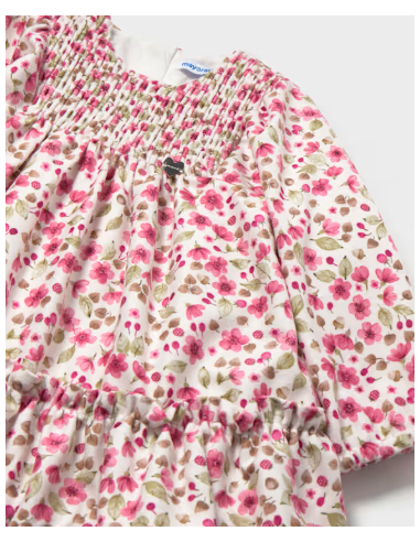 Robe en velours imprimée bébé - Mayoral