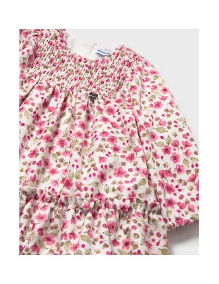 Robe en velours imprimée bébé - Mayoral