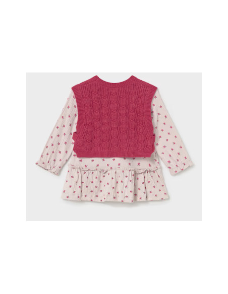 Robe avec gilet en tricot - Mayoral