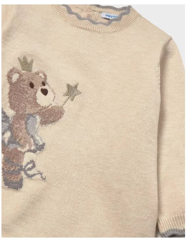 Robe en tricot jacquard bébé - Mayoral