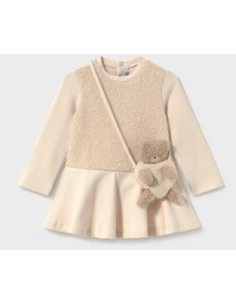Robe combinée avec sac ourson - Mayoral