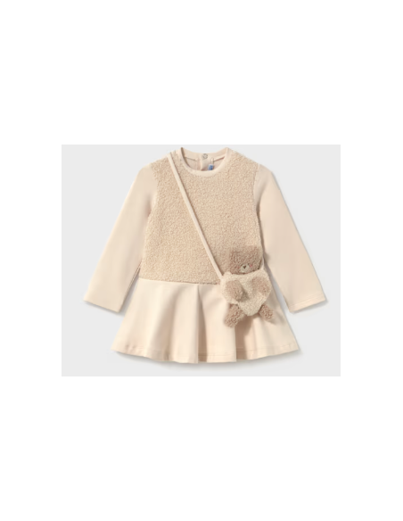 Robe combinée avec sac ourson - Mayoral