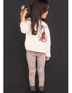 Ensemble legging et t-shirt fille leopard - Mayoral