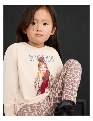 Ensemble legging et t-shirt fille leopard - Mayoral