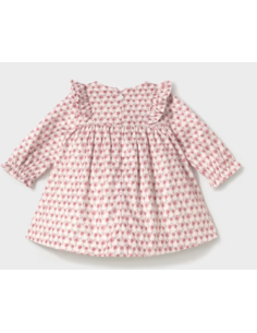 Robe en velours imprimé nouveau-né - Mayoral 2