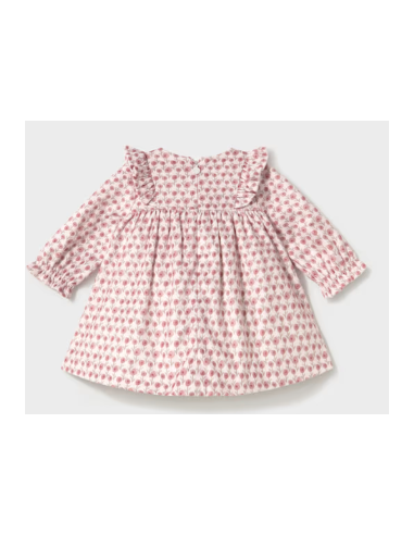 Robe en velours imprimé nouveau-né - Mayoral
