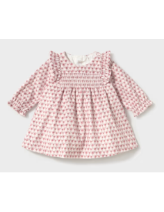 Robe en velours imprimé nouveau-né - Mayoral