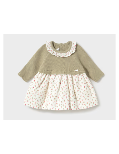 Robe en tricot combiné nouveau-né - Mayoral