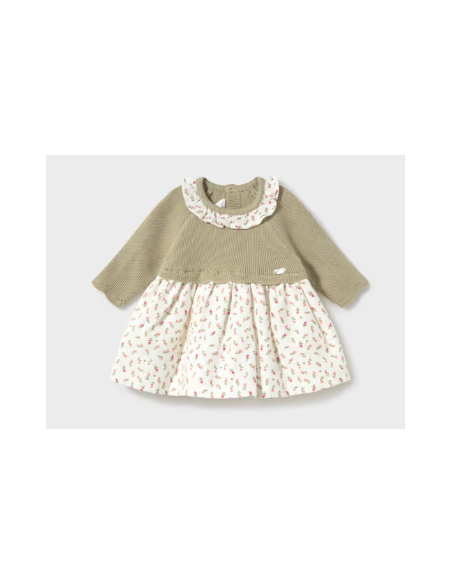 Robe en tricot combiné nouveau-né - Mayoral
