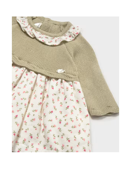 Robe en tricot combiné nouveau-né - Mayoral