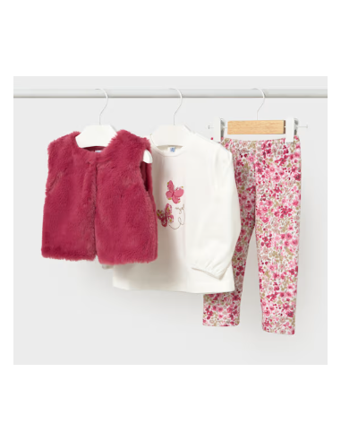 Ensemble 3 pièces gilet bébé - Mayoral