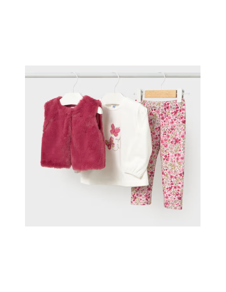 Ensemble 3 pièces gilet bébé - Mayoral