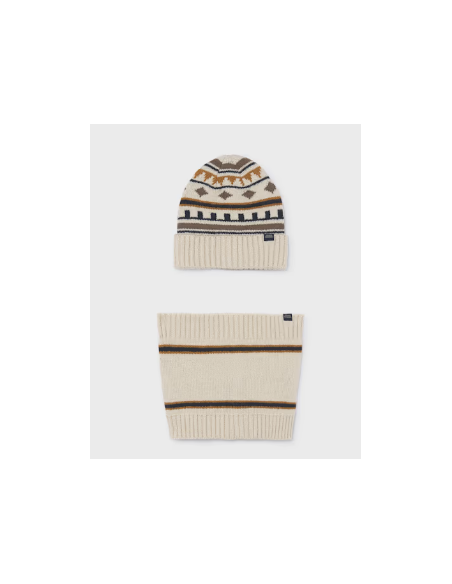 Ensemble bonnet et écharpe garçon - Mayoral