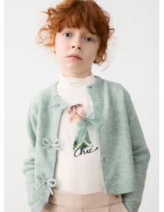 Cardigan maille noeud - Mayoral