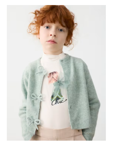 Cardigan maille noeud - Mayoral