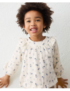 Blouse en bambula imprimée - Mayoral