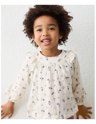 Blouse en bambula imprimée - Mayoral