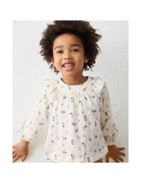 Blouse en bambula imprimée - Mayoral