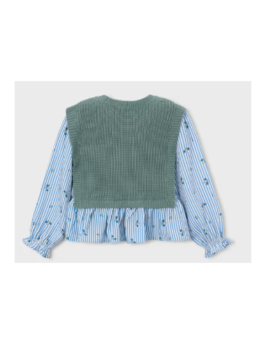 Chemise avec top fille - Mayoral