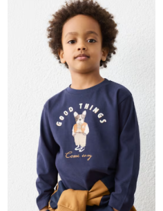 T-shirt m/l print chien - Mayoral