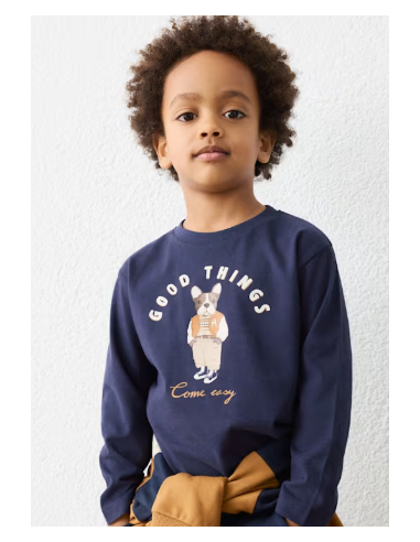 T-shirt m/l print chien - Mayoral