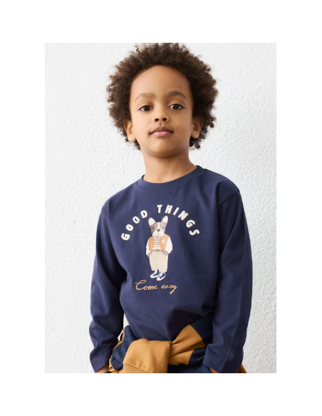 T-shirt m/l print chien - Mayoral