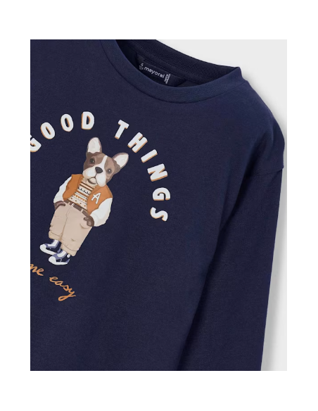 T-shirt m/l print chien - Mayoral