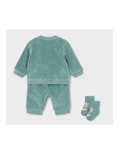 Survêtement ourson avec chaussettes nouveau-né - Mayoral