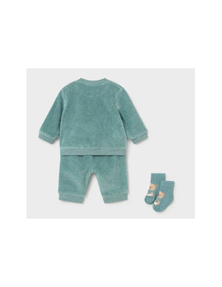 Survêtement ourson avec chaussettes nouveau-né - Mayoral