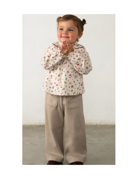 Pantalon en maille fine sergé - Mayoral