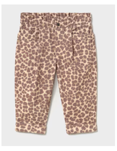 Pantalon en velours côtelé leopard - Mayoral