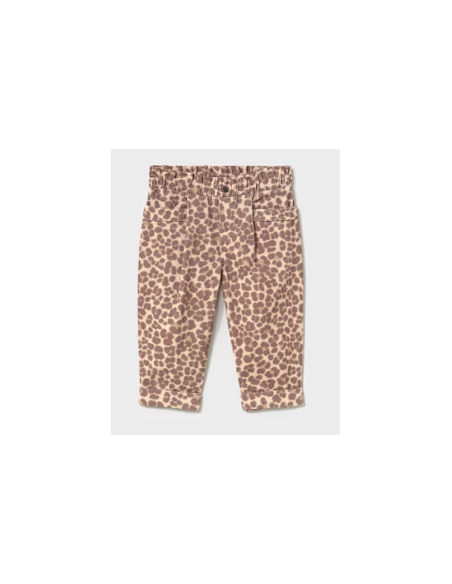 Pantalon en velours côtelé leopard - Mayoral