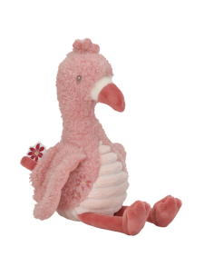 Peluche flamant rose 35 cm little dutch ld8352