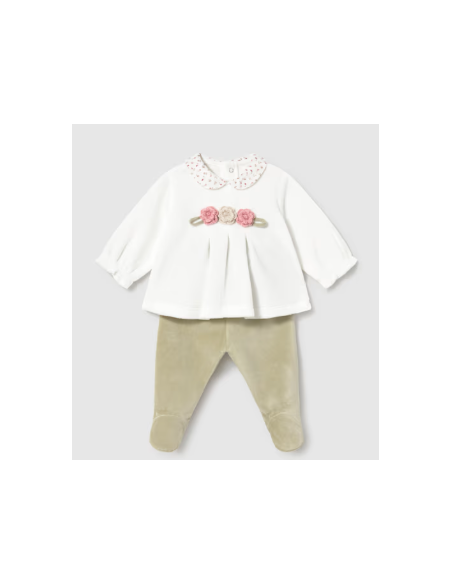Ensemble guêtre et chemise nouveau-né - Mayoral