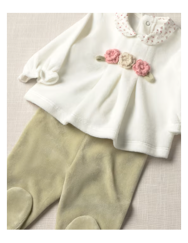 Ensemble guêtre et chemise nouveau-né - Mayoral