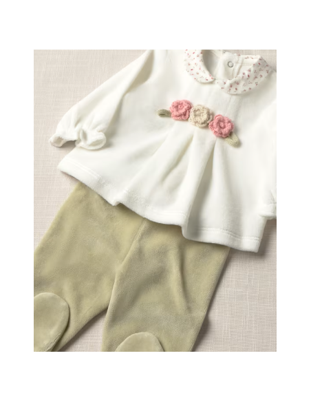 Ensemble guêtre et chemise nouveau-né - Mayoral