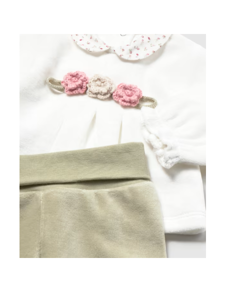 Ensemble guêtre et chemise nouveau-né - Mayoral