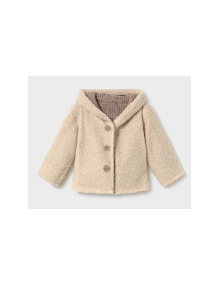 Manteau réversible à oreillettes bébé - Mayoral