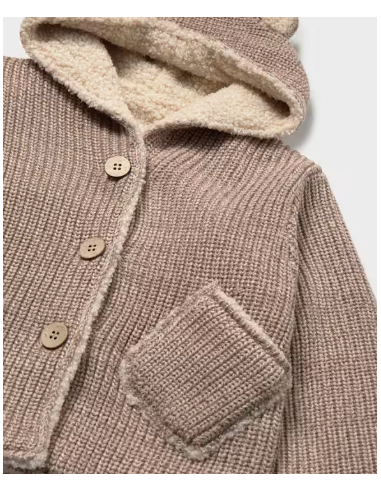 Manteau réversible à oreillettes bébé - Mayoral